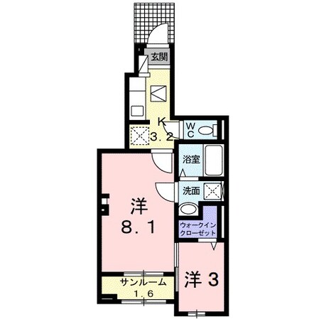 グランシャリオの物件間取画像